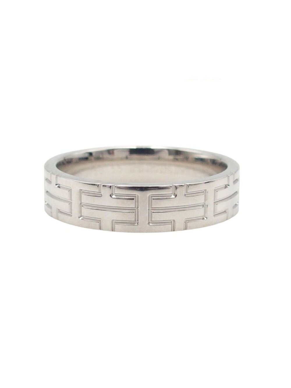 Hermes Kilim White Gold 18K 55 Ring